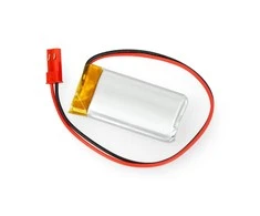 Akyga Li-Pol elementas 620mAh 1S 3.7V - JST-BEC jungtis + lizdas - 40x20x8mm