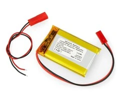 Akyga Li-Pol elementas 900mAh 1S 3.7V - JST-BEC jungtis + lizdas - 50x34x5mm