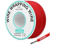 Alavuotas varinis silikoninis laidas 16AWG - 252 gyslų - 1.3 mm2 - raudonas - lankstus