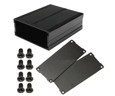 Oem Aliumininė dėžutė 150x105x55mm - juoda