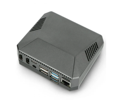 Argon40 Aliuminio dėklas Raspberry Pi 4B su ventiliatoriumi - Argon ONE M.2 - pilkas
