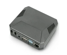 Argon40 Aliuminio dėklas Raspberry Pi 4B su ventiliatoriumi - Argon ONE M.2 - pilkas