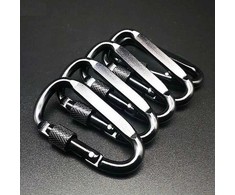 Oem Aliuminio prisukamas D tipo karabinas - 60 mm - Karabinas - Išlikimas - EDC