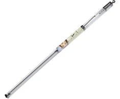 Aliuminio profilis LED juostai EUROLIGHT, virštinkinis, juodos spalvos, 2m kompl