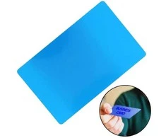 Oem Aliuminio vizitinė kortelė graviravimui - juoda - 54x86mm -