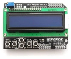 Oem 16x2 LCD ekranas su mygtukais