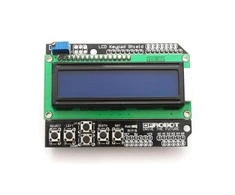 Oem 16x2 LCD ekranas su mygtukais