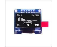 Oem OLED ekranas 0.96" 128x64 su I2C - baltas