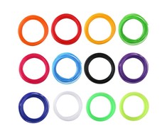 Oem 3D plastiko rinkinys PLA 1.75mm 12 spalvų