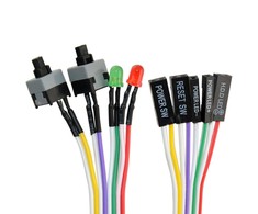 Oem POWER &amp; RESET mygtukai su LED - 50CM