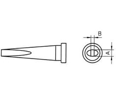 Antgalis 2.0mm LT-L, WSP80 lituokliui, Weller