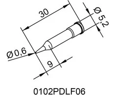 Antgalis ERSADUR, 0.6mm/0.024in, lituokliui ERSA