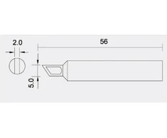 Antgalis peilis 5.0mm SI-131B/SI-253B/SI-139NB lituokliui, Pro'sKit