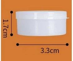 Oem Apvalus konteineris - 33x17mm - Plastikinė dėžė - Rakinama Tvarkyklės