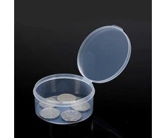 Oem Apvalus konteineris - 44x17mm - Plastikinė dėžutė - Rakinama tvarkytuvė