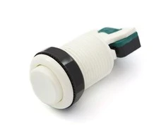 Oem Arcade Concave Button 3.5cm - baltas