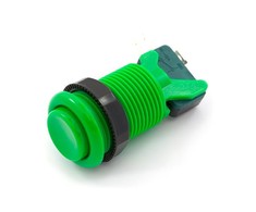 Oem Arcade Concave Button 3.5cm - žalias