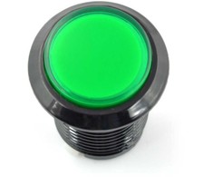 Oem Arcade Push Button 3.3cm - žalias su pašvietimu