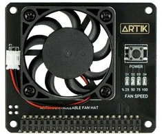 Argon Fan HAT v1.5 - modulis su ventiliatoriumi, skirtas Raspberry Pi