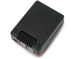 Argon40 Argon Neo 5 Bred – Raspberry Pi 5 dėklas su ventiliatoriumi – juodas ir raudonas