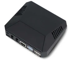 Argon40 Argon ONE V3 dėklas, skirtas Raspberry Pi 5 - su ventiliatoriumi ir radiatoriumi - aliuminis - juodas