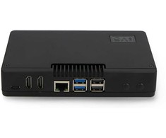 Argon40 Argon ONE V5 dėklas Raspberry Pi 5 - su ventiliatoriumi ir radiatoriumi - aliuminis - juodas