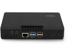 Argon40 Argon ONE V5 dėklas Raspberry Pi 5 - su ventiliatoriumi ir radiatoriumi - aliuminis - juodas