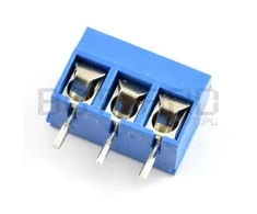 Oem ARK jungtis KF301 rastras 5.0mm 3 kontaktų (-) - 5 vnt