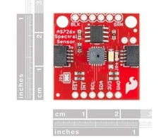 AS7263 NIR, šviesos spektro jutiklis, SparkFun SEN-14351