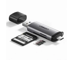 UGREEN USB + USB-C adapteris kortelių skaitytuvas SD + Micro SD