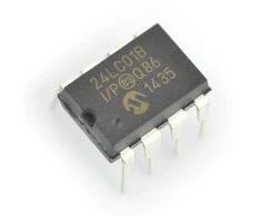 Oem Atmintis EEPROM 1kb I2C 24LC01B-I/P - 5 vnt