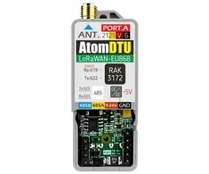 Atom DTU LoRaWANEU868 – LoRaWAN ryšio modulis su antena – STM32WLE5 – skirtas M5Atom kūrimo moduliams – M5Stack A152-EU868