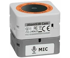 AtomS3R-CAM dirbtinio intelekto pokalbių robotas – AtomS3R kūrimo rinkinys su Atomic Echo Base balso atpažinimo moduliu ir kamera – M5Stack K147-CAM