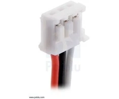 Atstumo jutiklio Sharp GP2Y0A51 laidas, Pololu 2411