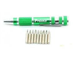 Oem Atsuktuvas su keičiamais antgaliais (9vnt.) SD-9814 Pro'sKit