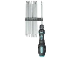 Atsuktuvas su keičiamomis šerdimis (16 antgalių), SD-9816 Pro'sKit