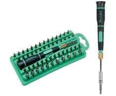 Oem Atsuktuvo su keičiamais antgaliais rinkinys (58 dalys) skirtas išmaniųjų telefonų, kompiuterių, elektroninių prietaisų remontui, SD-9828 Pro'sKit