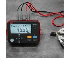 Aukšto tikslumo skaitmeninis mikroommetras, 0.001mΩ~300.0kΩ; 1mΩ, Type C, IP54, DC 3.7V 3200mAh Li, 500 matavimų atmintis, UNI-T