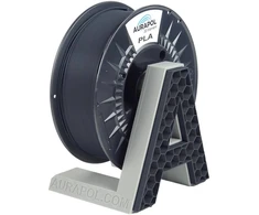 AURAPOL PLA plastika 1.75mm 1kg - Juodai pilka