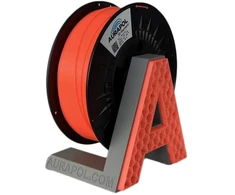 AURAPOL PLA pusiau permatoma gija 1.75mm 1kg – Neoninė koralų spalva