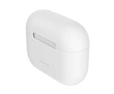 Ausinės Baseus itin plonas silikagelio dėklas, skirtas Apple AirPods 3 – baltas