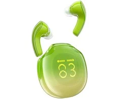 Ausinės TWS Acefast T9, Bluetooth 5.3, IPX4 (avokado žalia)