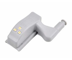 Automatinis LED spintelės apšvietimas spintelės durelių vyriui - šaltai baltas