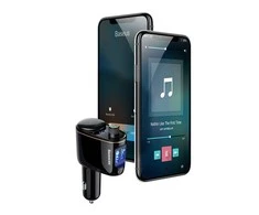 Automobilinis Bluetooth MP3 siųstuvas Baseus S-06Black OS