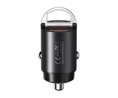 Automobilinis įkroviklis 2x USB-C Remax RCC332, 30W (juodas)