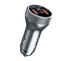 Automobilinis įkroviklis 2x USB, Remax RCC325, 45W