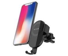 Automobilinis telefono laikiklis su belaidžiu įkrovikliu BlitzWolf BW-CW1