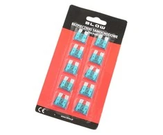 Blow Oem Automobilių saugiklių rinkinys Midi 15A - 10 vnt