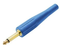 Blow Oem AUX kištukas 6.3 MONO mėlynas