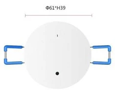 Avatto Būvio ir judesio jutiklis su šviesos matavimu, įleidžiamas, 12V ZigBee TUYA / Smart Life
